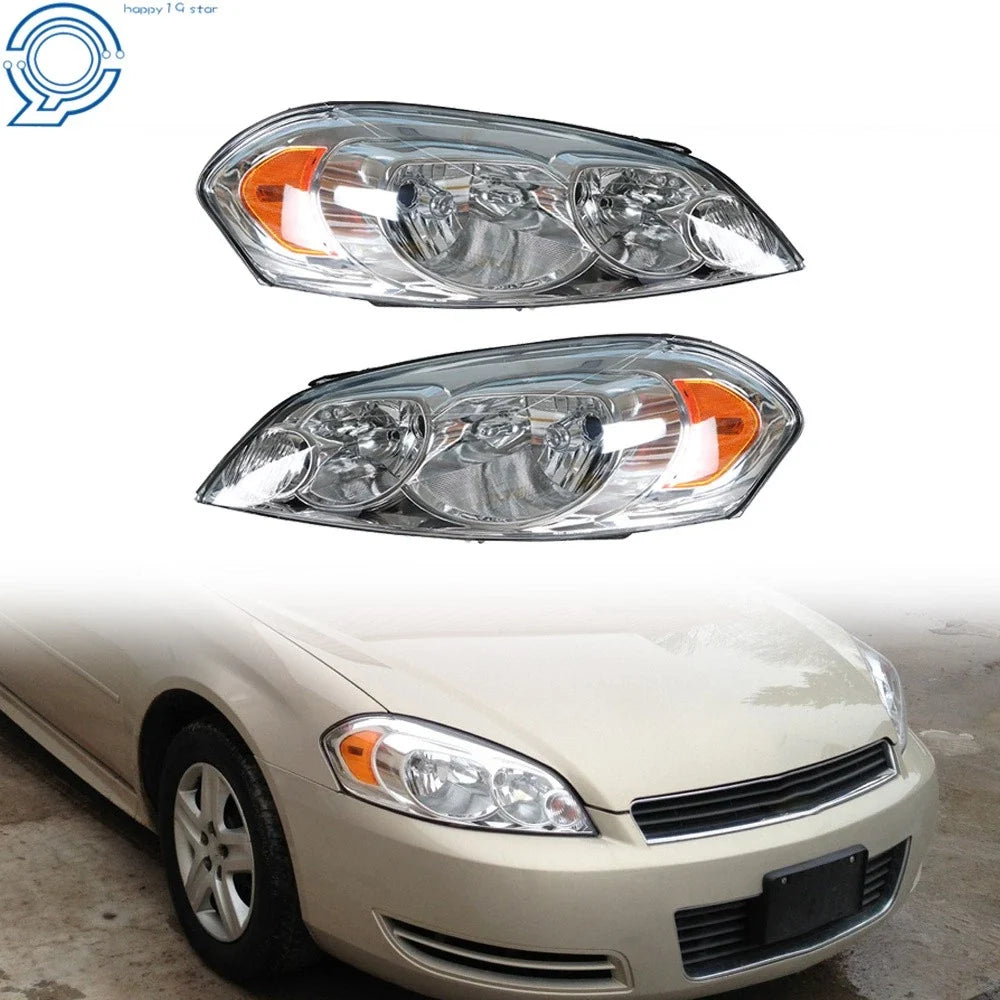 Headlights for Chevrolet Impala Monte Carlo (2006–2013) Clear Lens