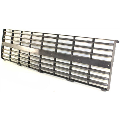 Grille for Chevrolet K30 K10 Suburban (1983–1984) Silver Shell Insert