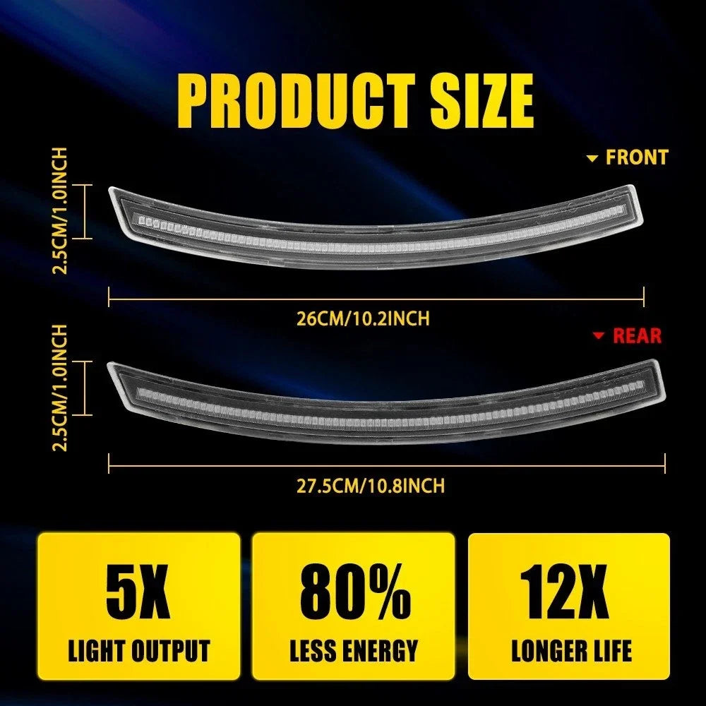 4X LED Side Marker Light Kit for Chevy Corvette C7 (2014-2019)