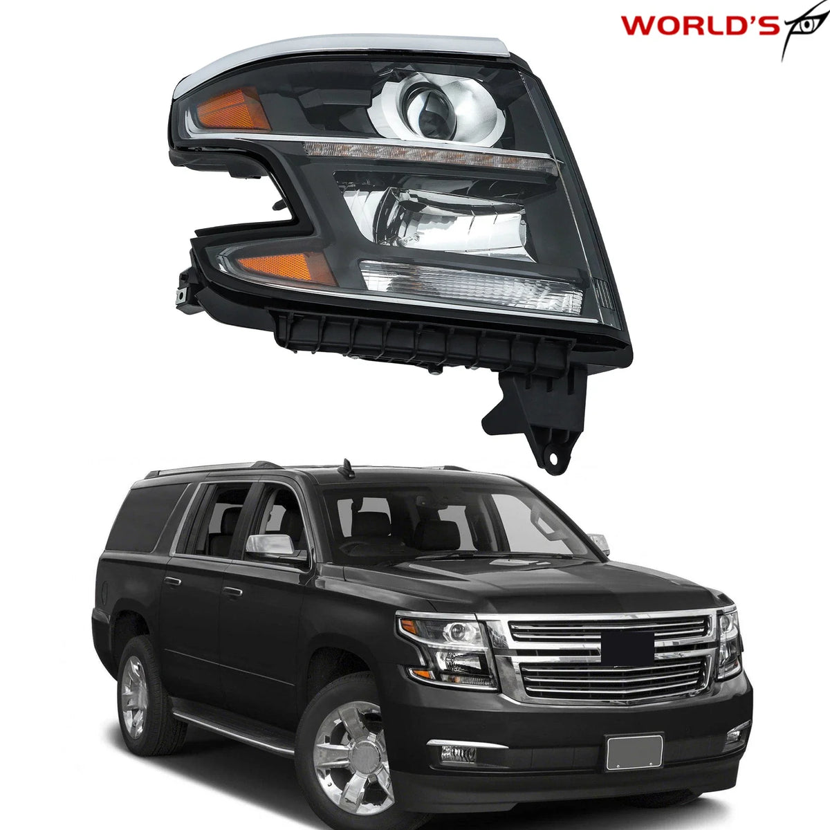 Passenger Headlight for Chevy Tahoe/Suburban (2015–2020) HID/Xenon Right