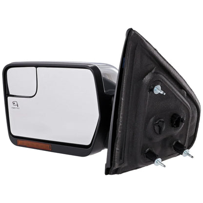 Power Heated Left Mirror with Signal for Ford F-150 (2011-2014) Chrome