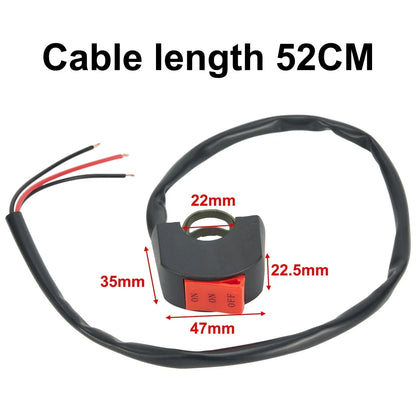 LED Headlight Switch (Far Near) for Motorcycle - Quality Replacement