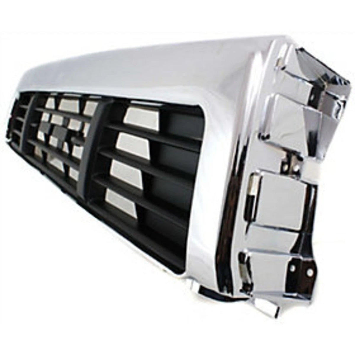 Grille for Toyota Pickup (1989–1991) Chrome Shell with Black Insert