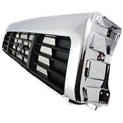 Grille for Toyota Pickup (1989–1991) Chrome Shell with Black Insert
