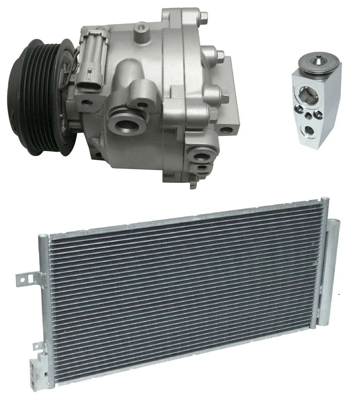 A/C Compressor Kit With Condenser for Chevrolet Sonic 1.4L (2019–2019)