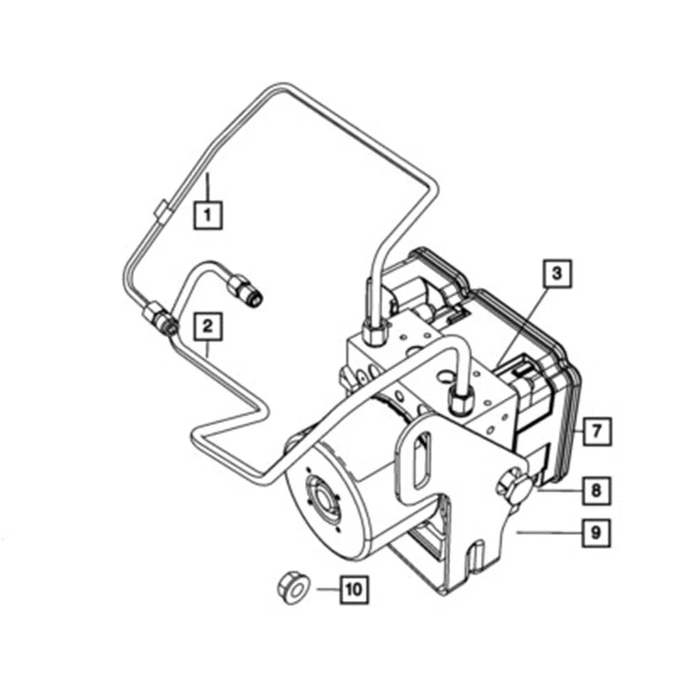 Hydraulic Unit for ABS/Stability Control - Dodge Charger 2006-2010