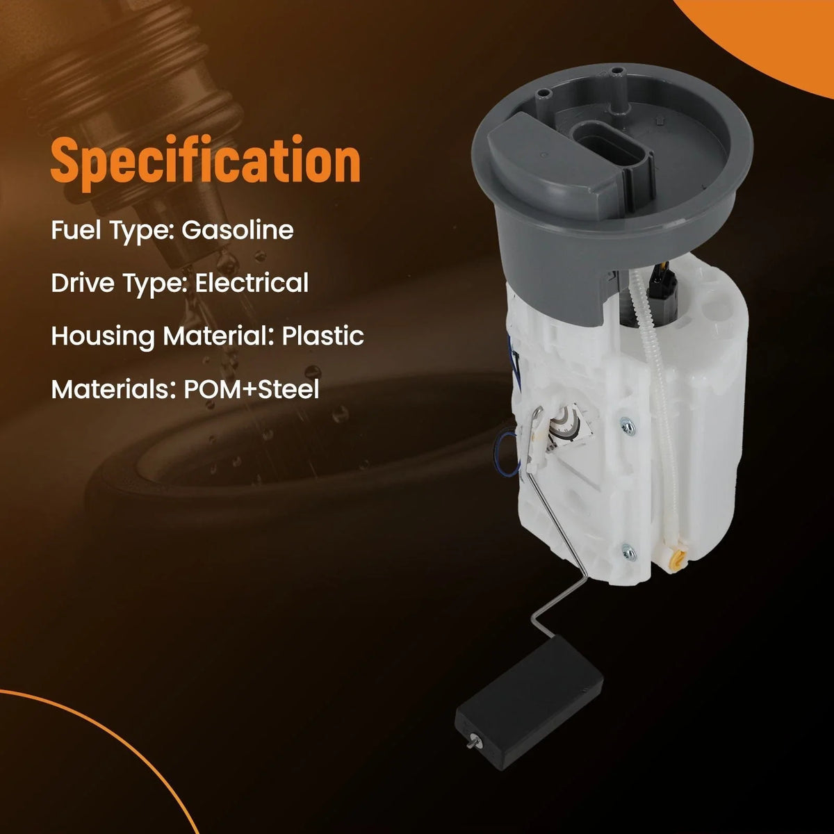 Electric Fuel Pump Module for VW Beetle Golf 1.9L (2004–2006) 1J0919050 E8668M