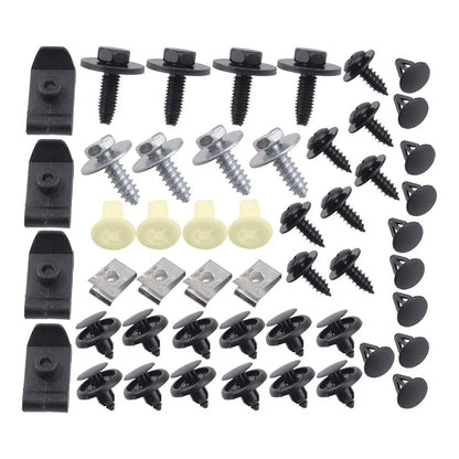 Body Bolts & U-nut Clips for Toyota (M6 Engine Under Cover Splash Shield)