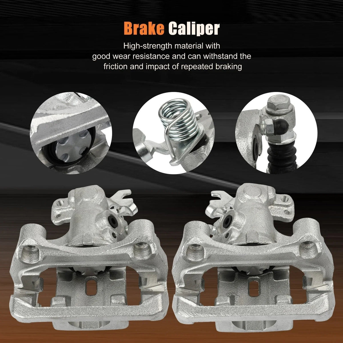 Caliper Assembly with Bracket Pads for Lincoln MKZ, Ford Fusion 2006-2012