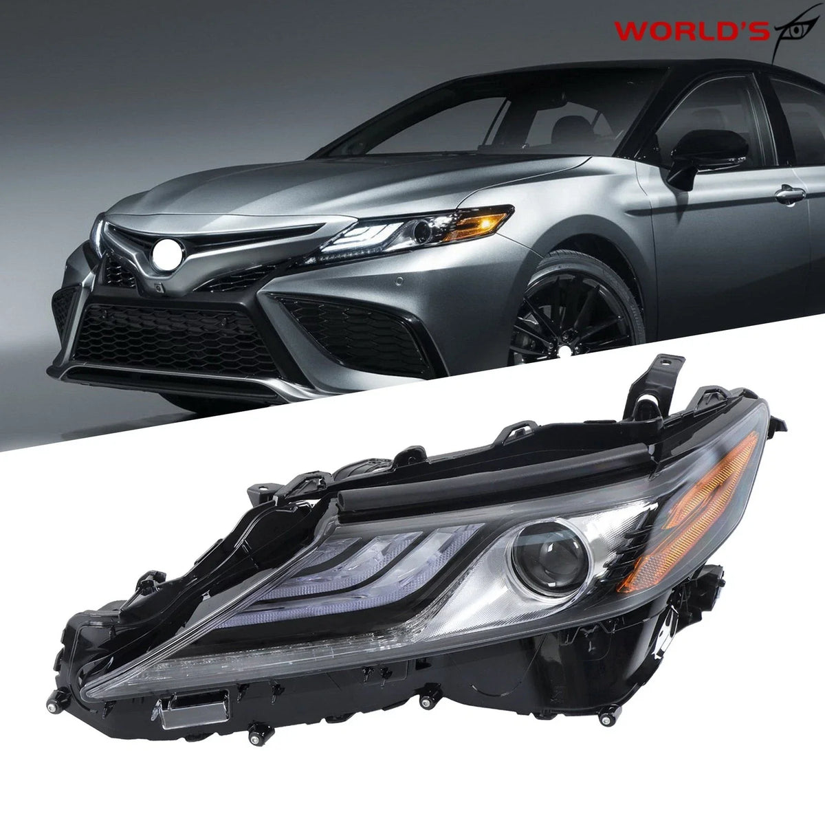 Full LED Headlight Assembly for Toyota Camry XSE/XLE (2021–2022) Left Side