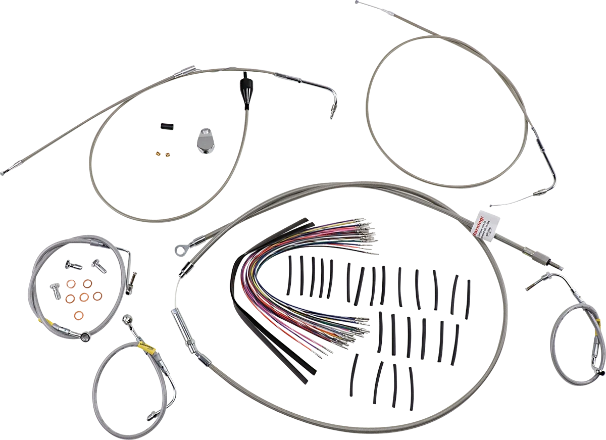 Control Kit for Early Touring Bikes with Bagger Bar Handlebars (15")
