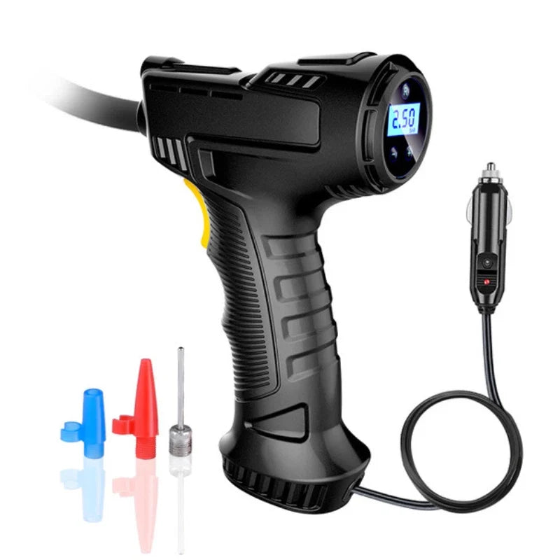Tire Pump Inflator Compressor - Digital, 150PSI, 12V for Auto