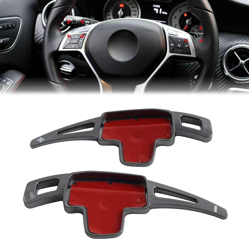 Steering Wheel Shifter Paddle Extensions for A B C E M R S CLS CLA GLA