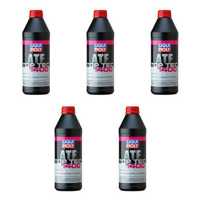5L Set of Liqui Moly Top Tec ATF 1400 Automatic Transmission Fluid