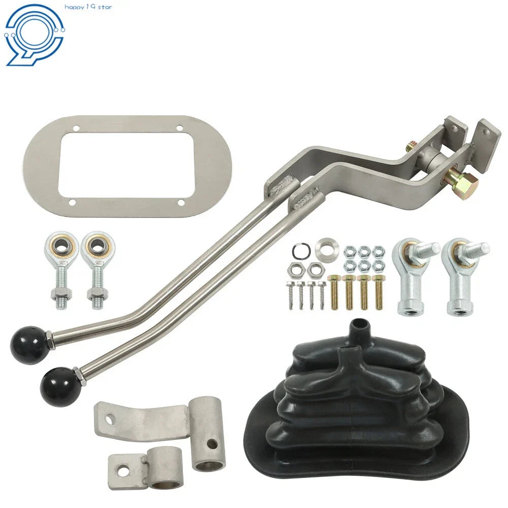 NP-205 Stainless Twin-Stick Shifter for GM Transfer Case (NP205GM8)