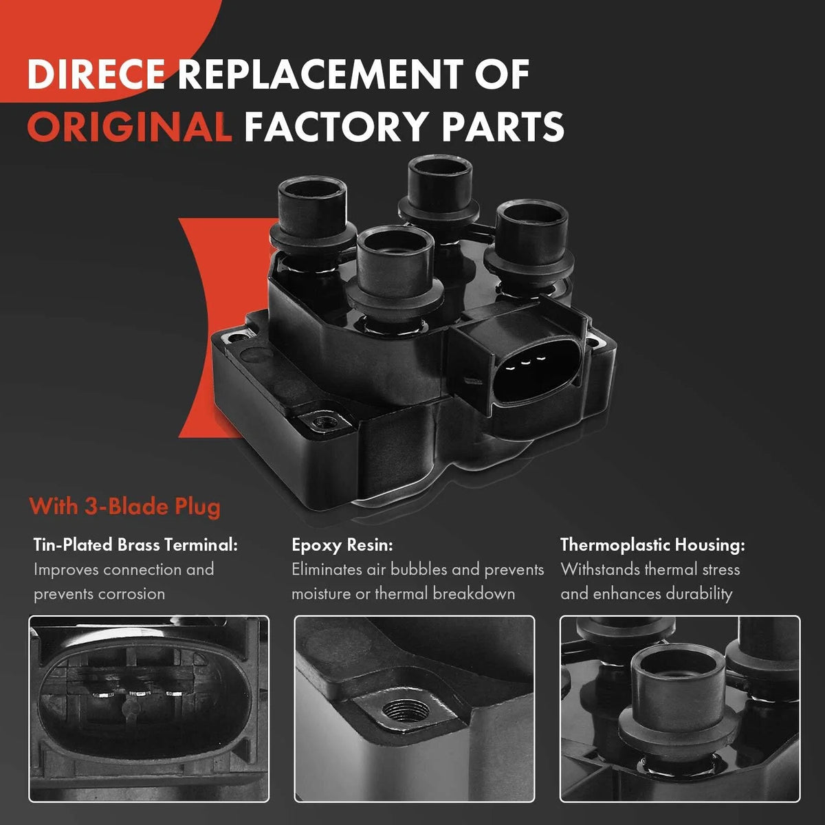 8X Iridium Spark Plugs with 2X Ignition Coils for Ford Explorer
