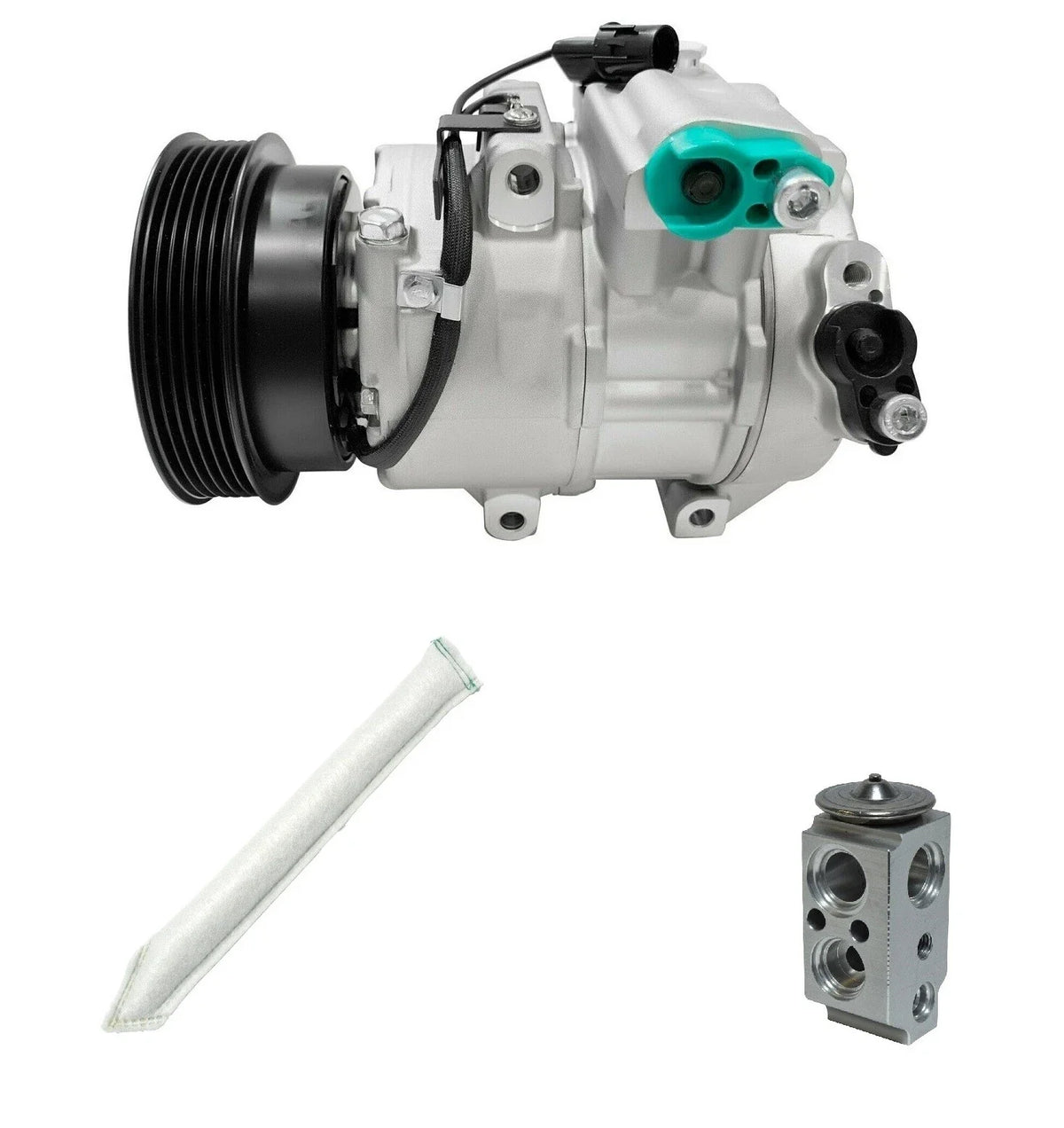 AC Compressor Kit OEM Replacement for Kia Forte 2.0L 2.4L (2010–2013)