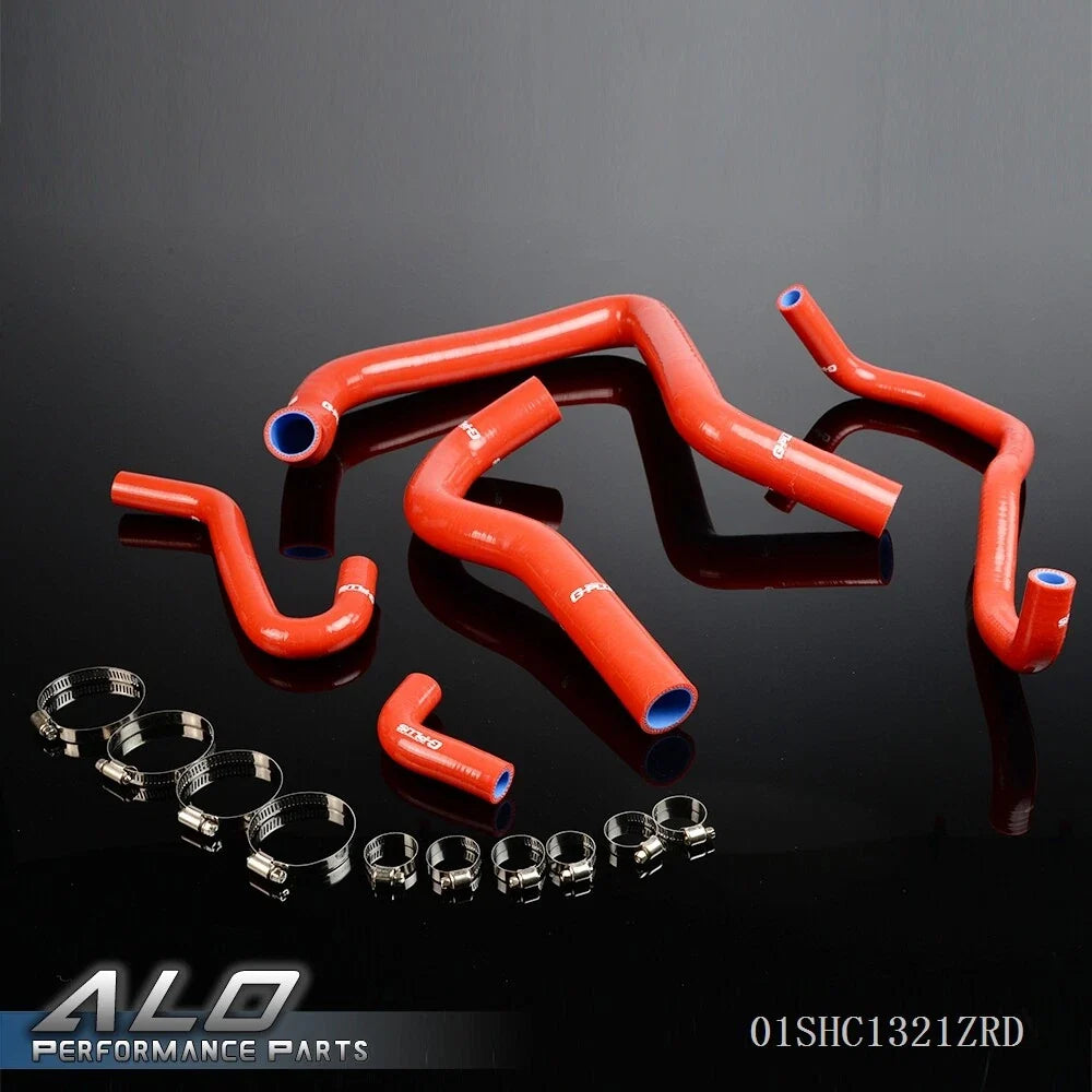 Red Silicone Radiator Hose Kit for Honda Acura Integra (DC2, DB6, DB8)