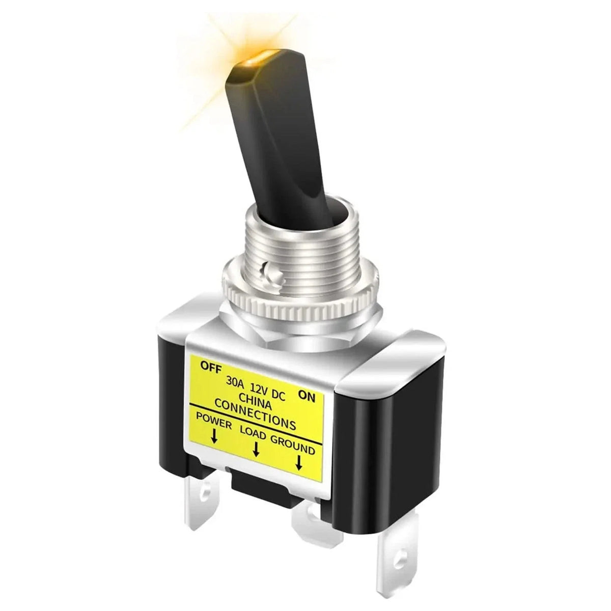 12V 30A Car Turn Switch with LED SPST for ASW07D2