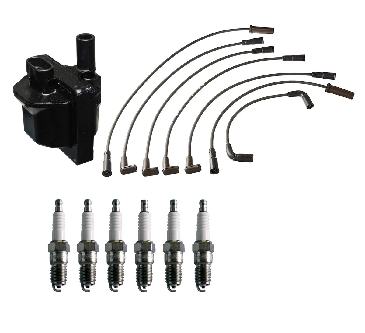 Denso Ignition Coil & Wire Set for Chevy GMC V6 (2000–2006)