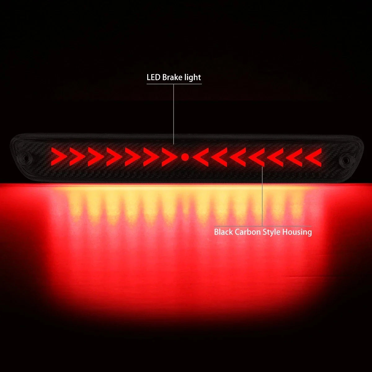 Chasing Arrow LED Carbon Third Brake Light for Colorado Canyon (2004–2012)