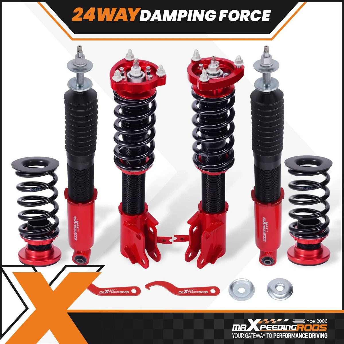 Adjustable 24 Way Coilovers for Honda Civic & Si 2006-2011
