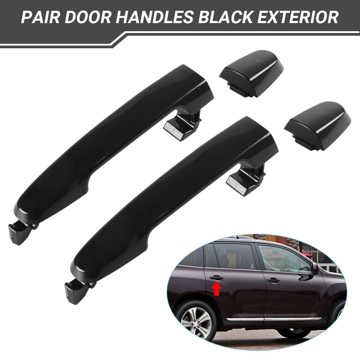 Exterior Door Handle Set RH/LH for 2001–2012 Toyota RAV4