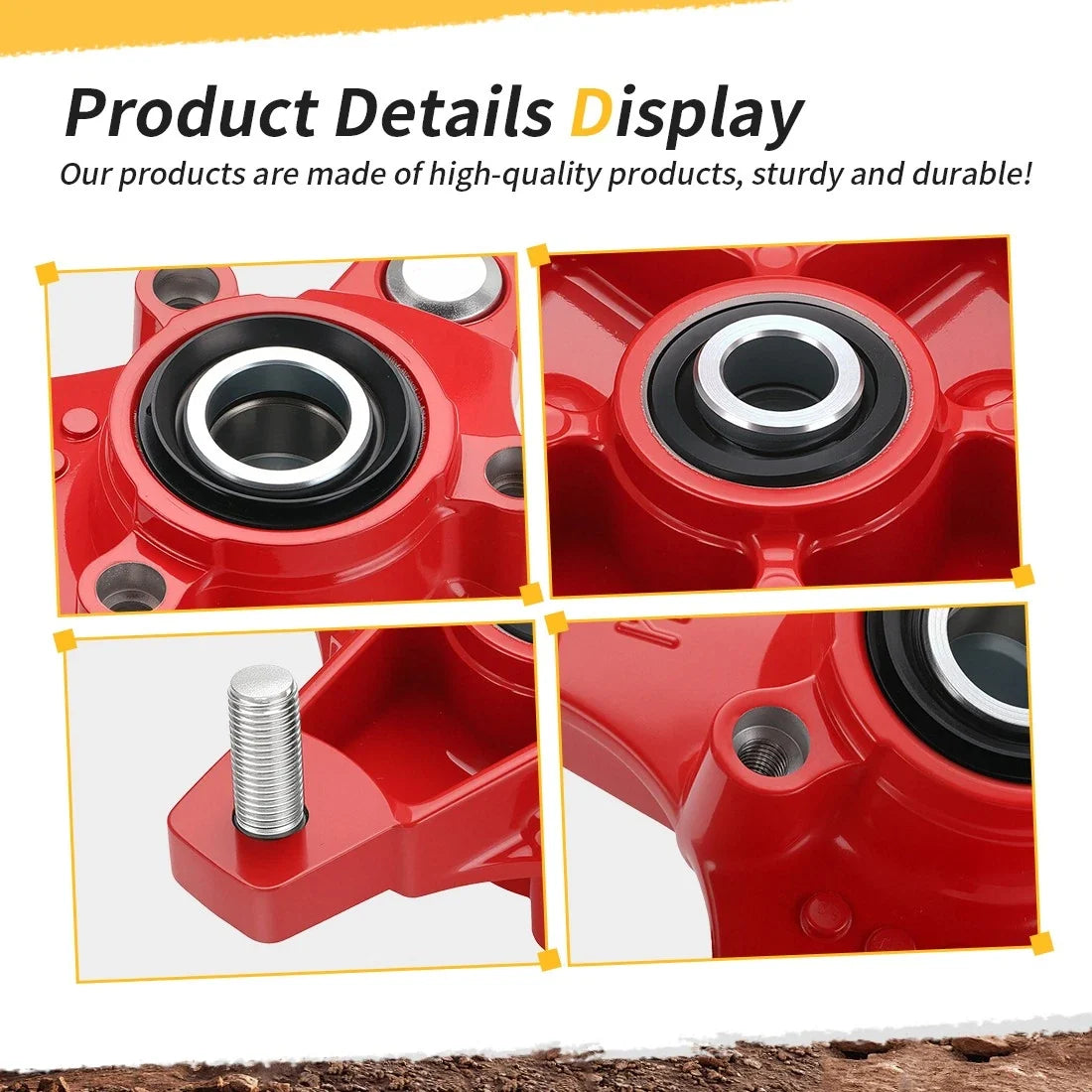 Front Wheel Hub for TRX250EX TRX400EX Honda Sportrax 250 400