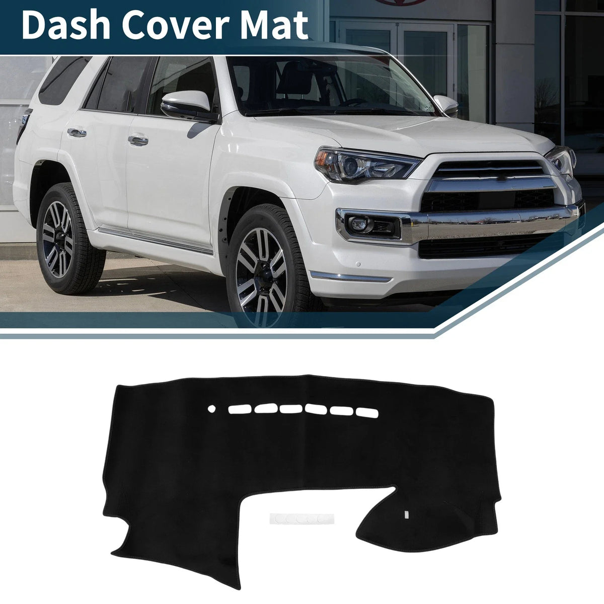 Dashboard Cover Mat for Mazda Premacy MK3 (2007–2016) - Black