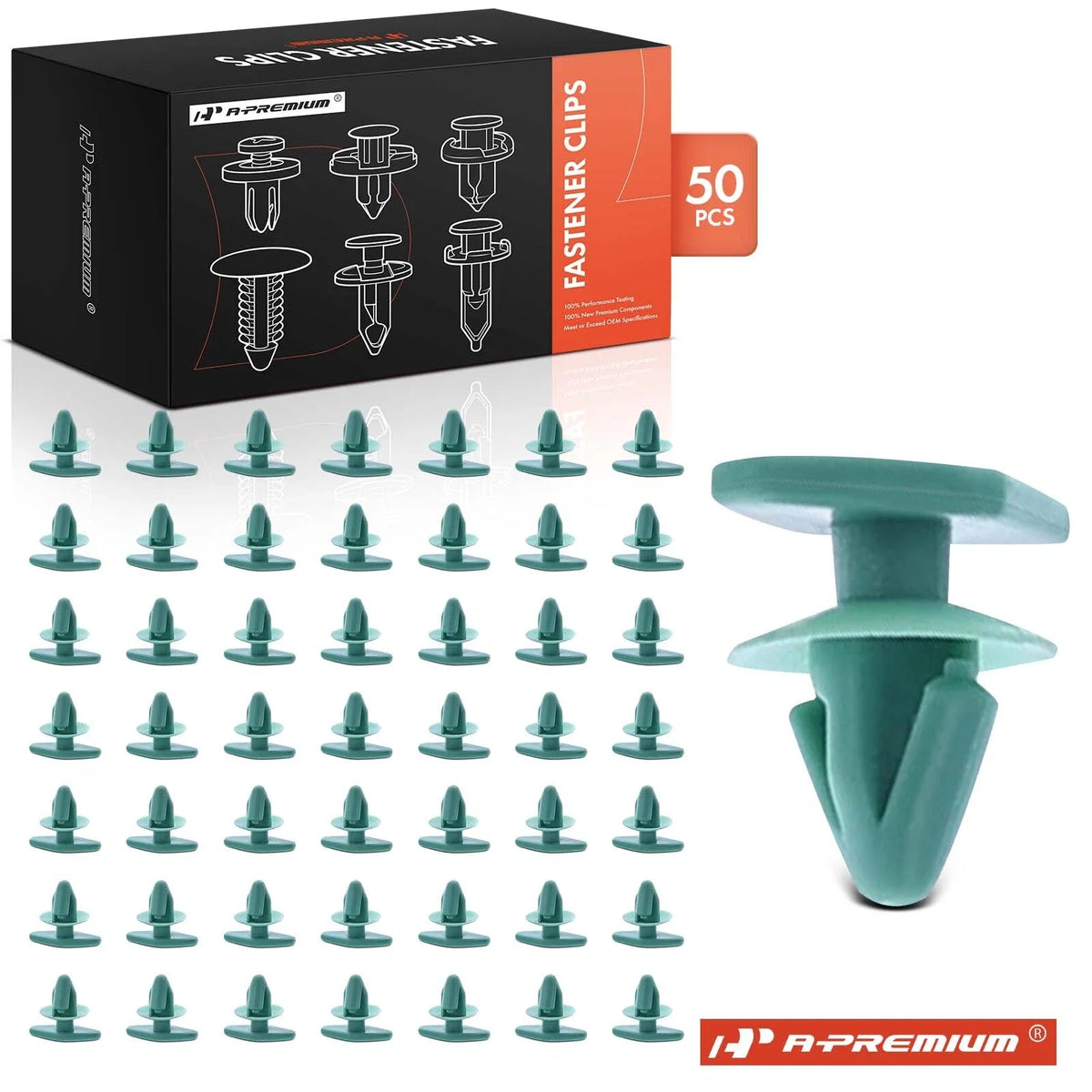 50x 5mm Nylon Door Weatherstrip Retainer Clips for Chevy Malibu (2008–2023)