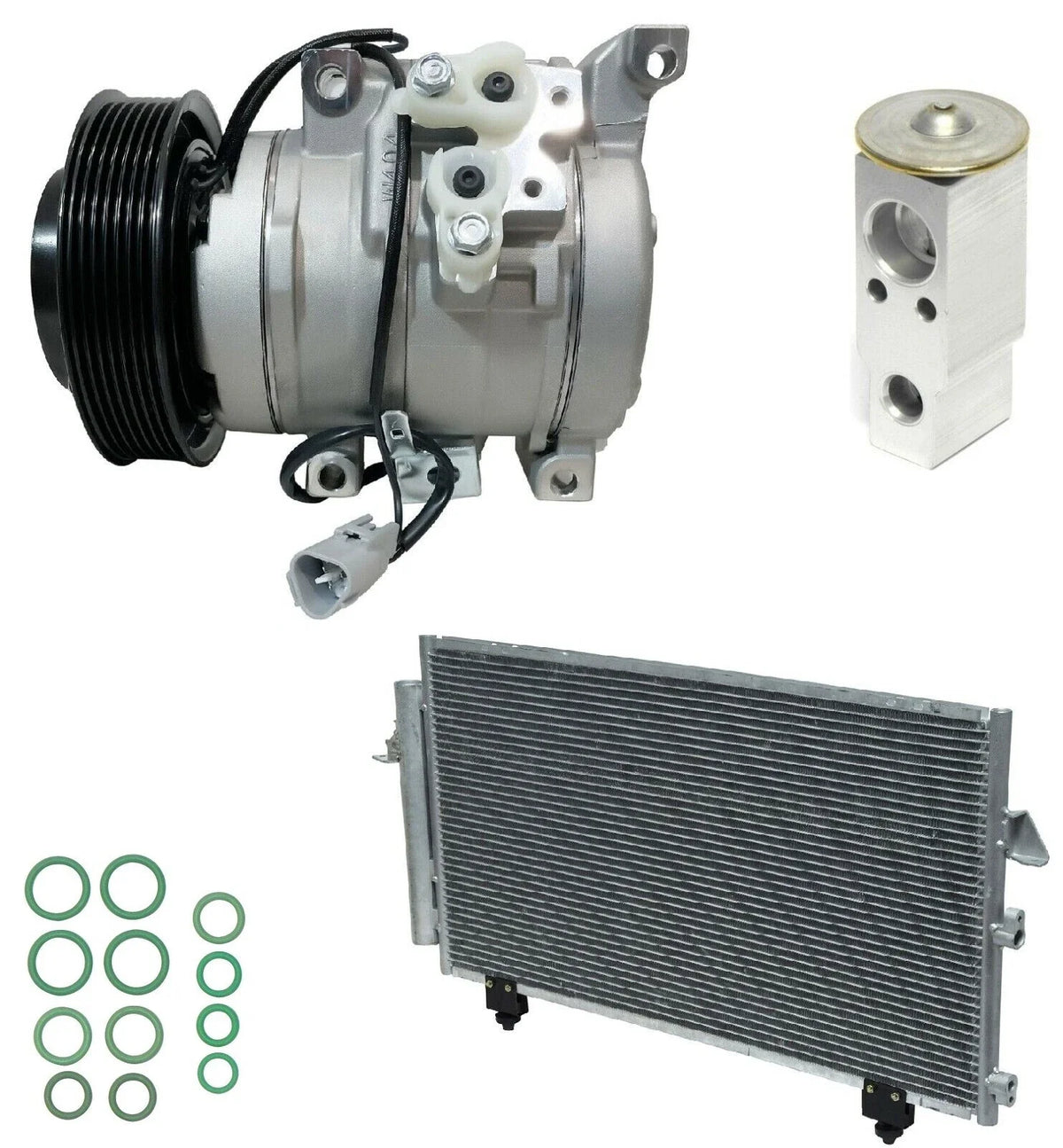 A/C Compressor Kit With Condenser Replacement for Toyota RAV4 2.0L (2001–2005)