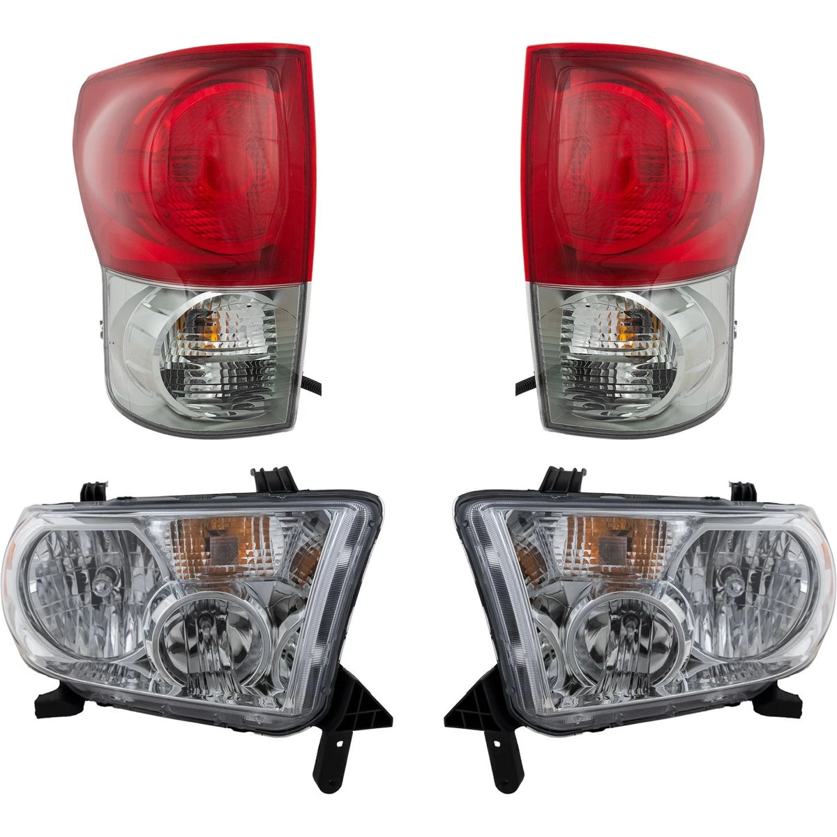 Halogen Headlight Kit for Toyota Tundra (2007–2009) - Driver & Passenger Side