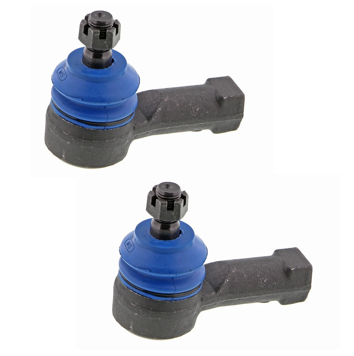 Set of 2 Front Outer Steering Tie Rod Ends for Mazda 323 (1988)