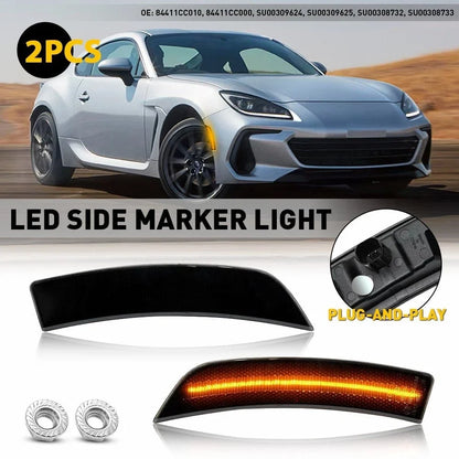 LED Strip Front Side Marker Lights for Toyota GR86 (2022-2024) Subaru BRZ