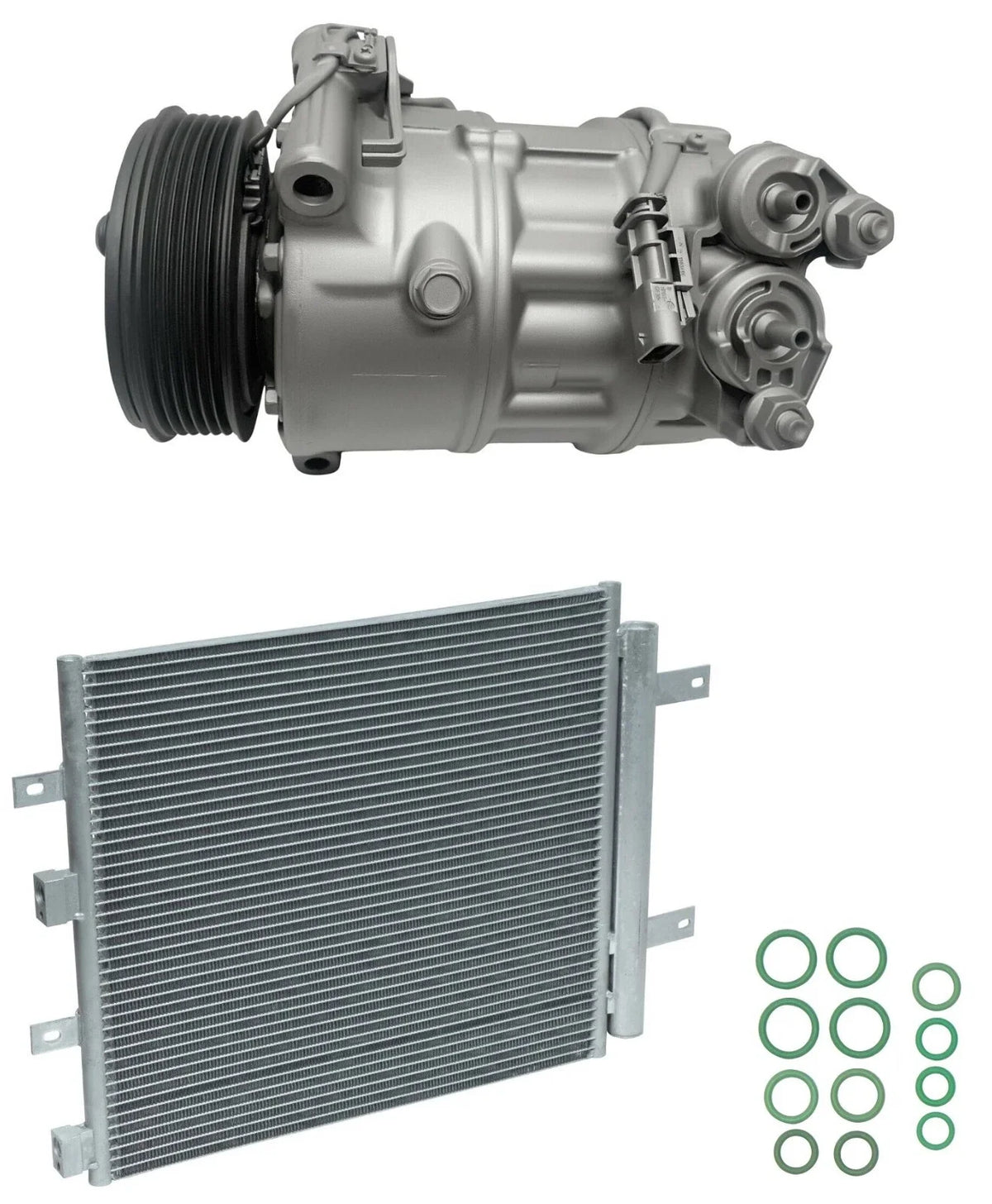 AC Compressor Kit with Condenser Replacement for Jaguar XFR 5.0L (2014–2015)
