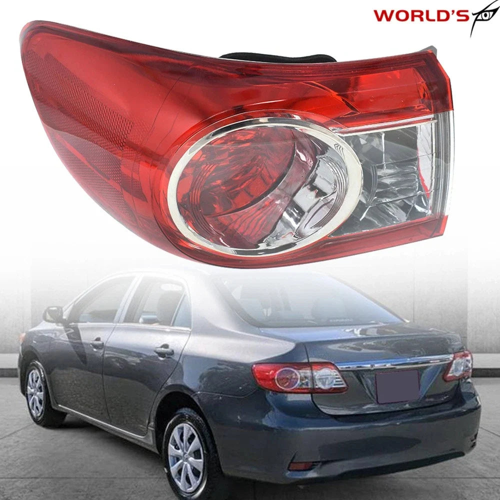 Left Outer Tail Light Lamp for Toyota Corolla (2011–2013) Halogen