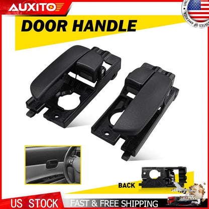 Front R+L Door Handle Black for Hyundai Accent (2007–2011)
