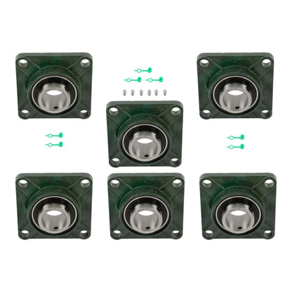 6x UCF211-32 Pillow Block Bearings for Various Uses (2" Bore)