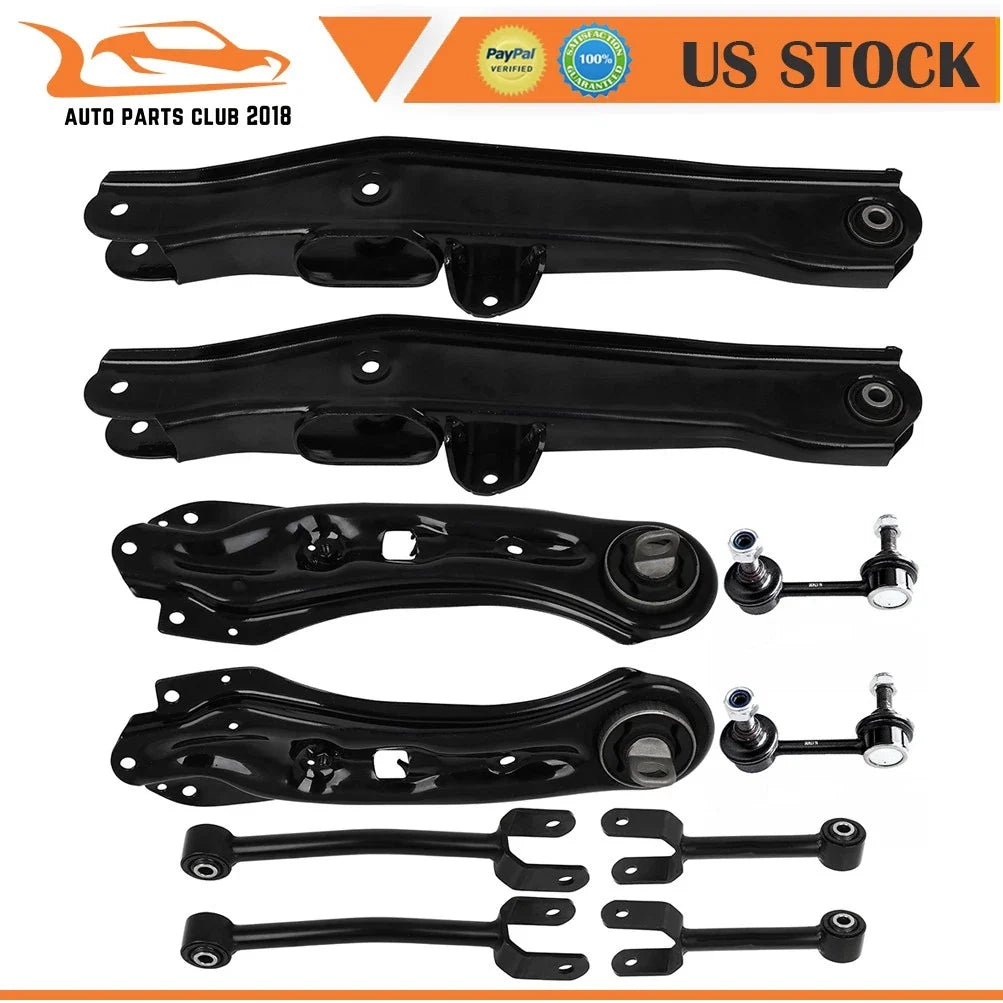 Set of 10 Rear Upper Lower Control Arms for Chrysler 200 (2011–2013)