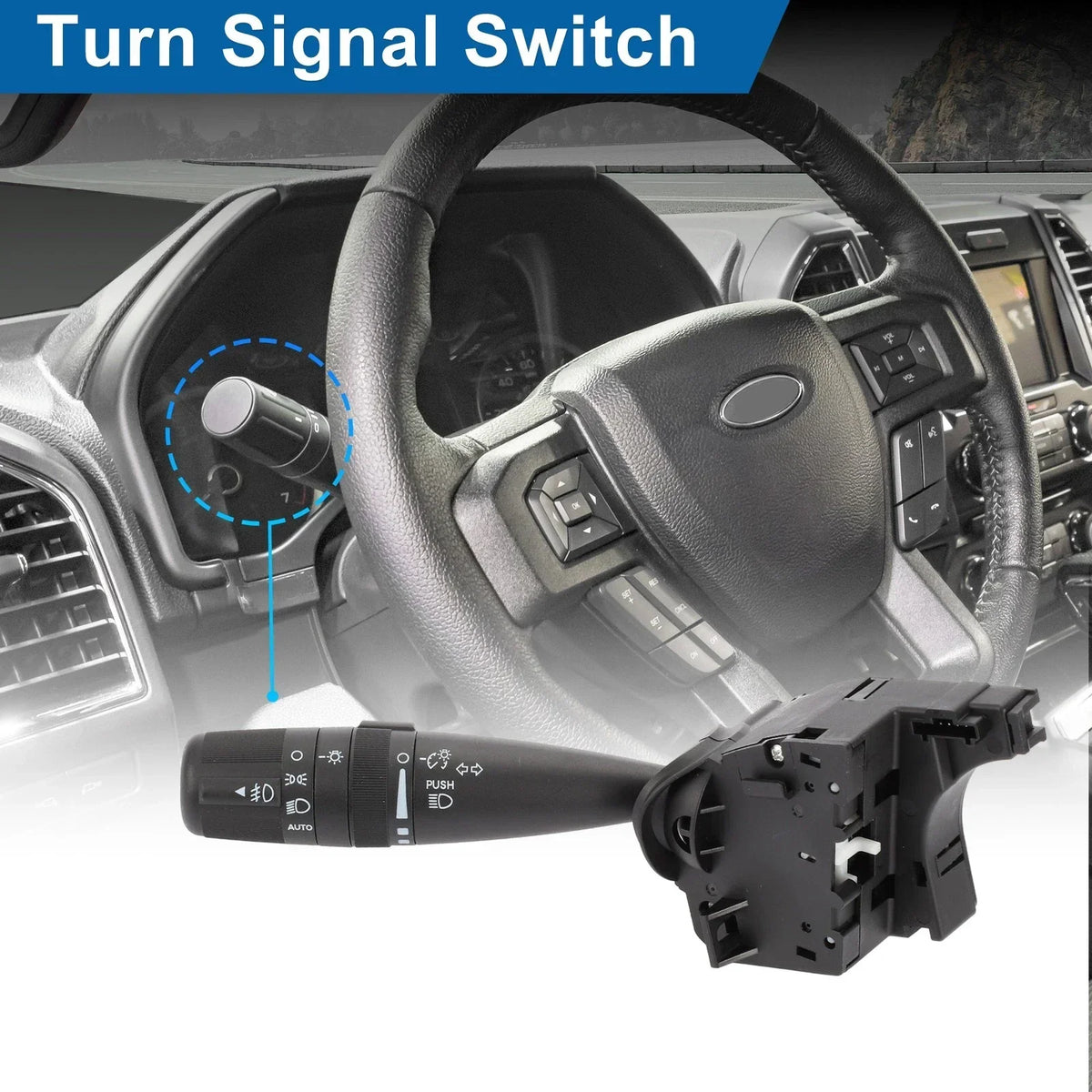 Steering Column Turn Signal Switch for 2011-2014 Dodge Avenger, Journey