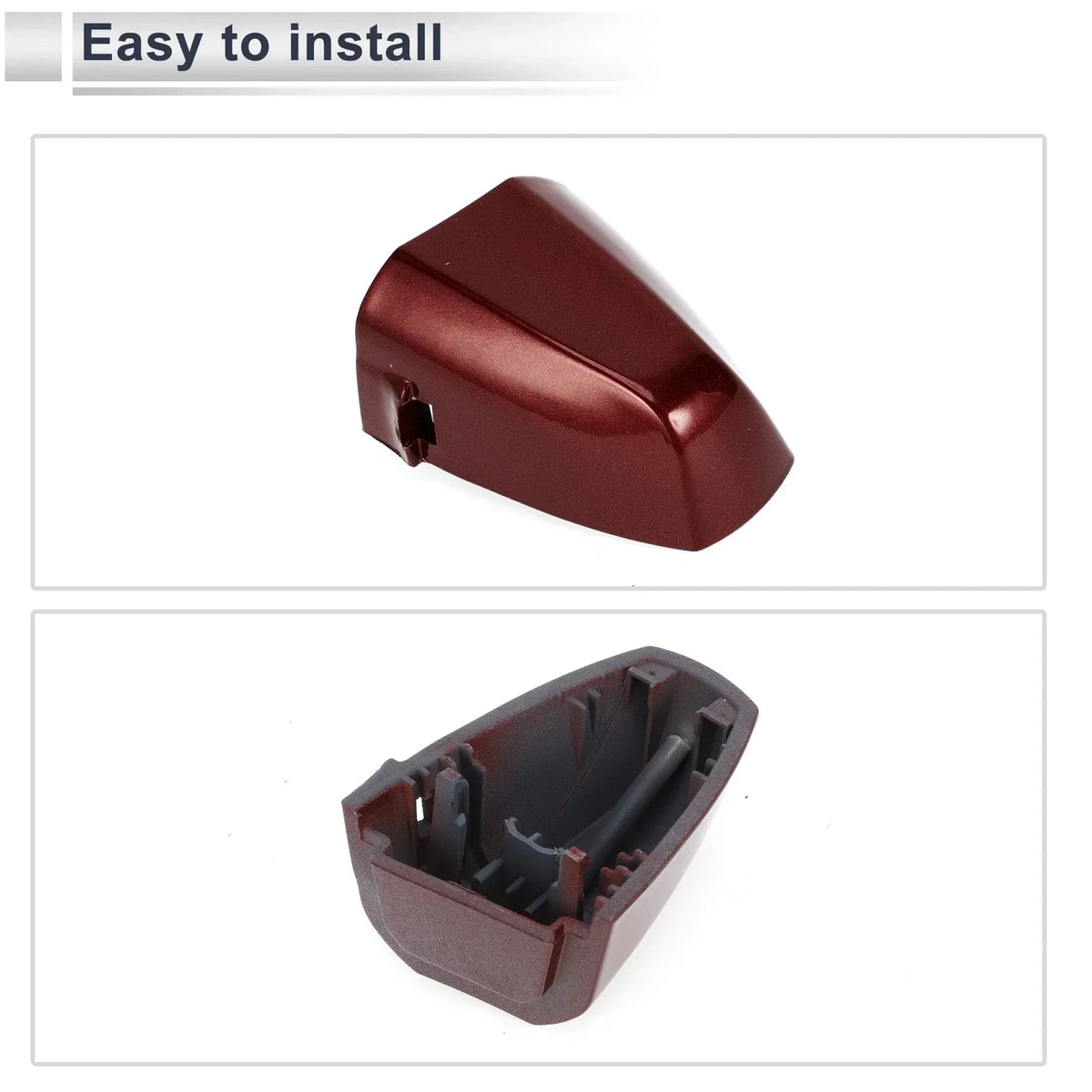 Door Handle Cover Cap Front Left Red for BMW X1 X2 (2015-2018)