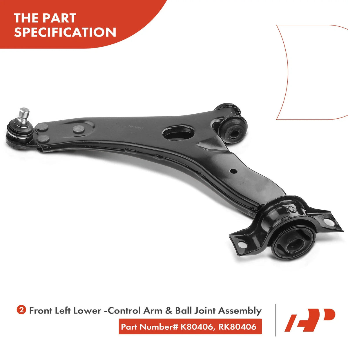 8 Front Lower Control Arm Ball Joints & Tie Rods for Ford Focus 2000-2004