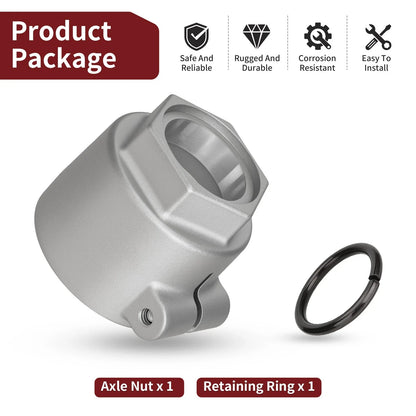 Axle Nut and Retaining Ring for Polaris Trail Blazer 330 2011-2013