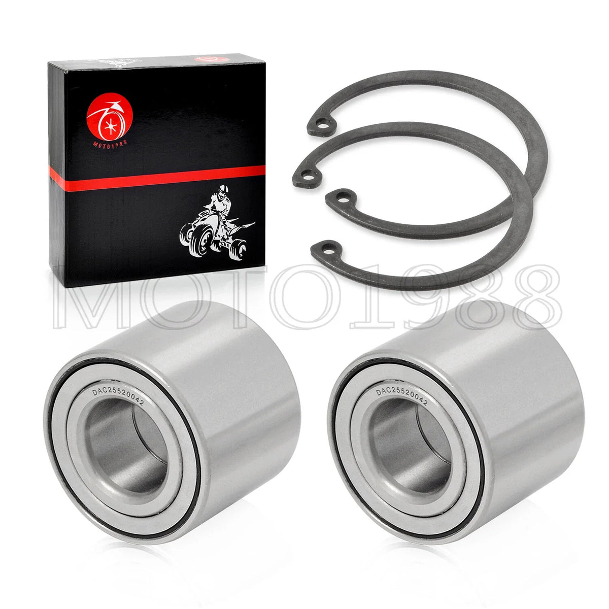 Rear Brake Hub Bearing Set of 2 for Kawasaki Brute Force 650 750
