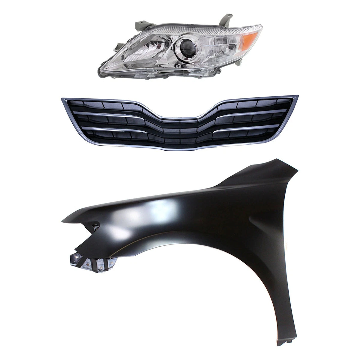 Driver Left Side Headlight for Toyota Camry (2010–2011)