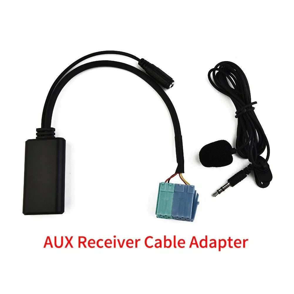 Audio AUX Receiver Adapter Cable & Microphone for Hilux N70