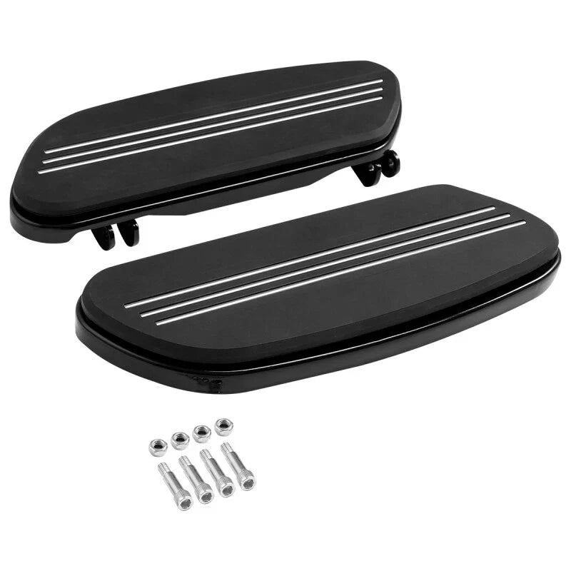 Chrome/Black Driver Floorboard Kit for Harley Electra Road Glide (1986–2022)