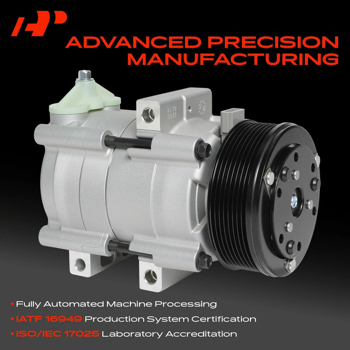 A/C Compressor with Clutch - Fits Ford F-150, Expedition 2002-2003