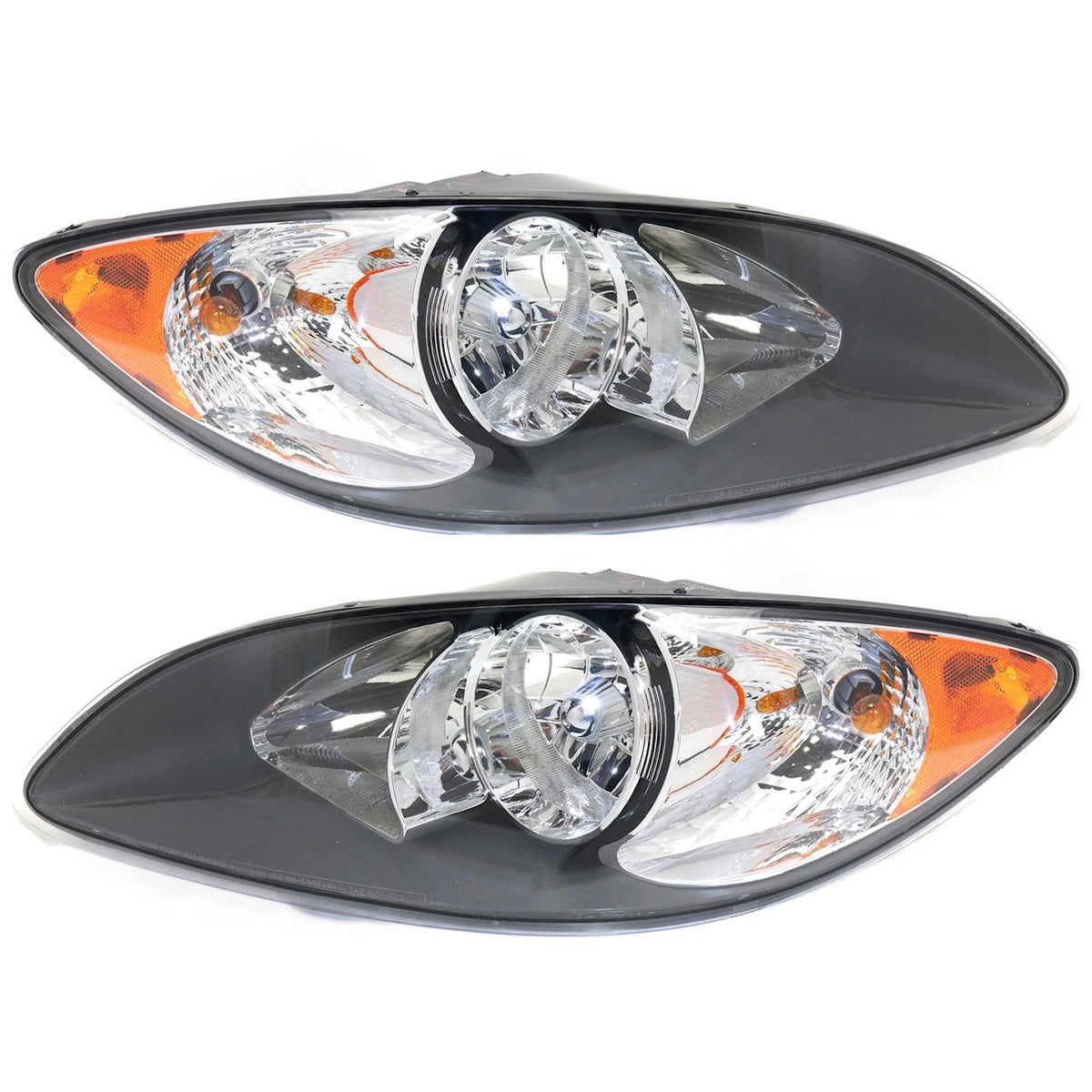 Set of 2 Headlights for International ProStar (2009–2018) Halogen w/ Bulbs