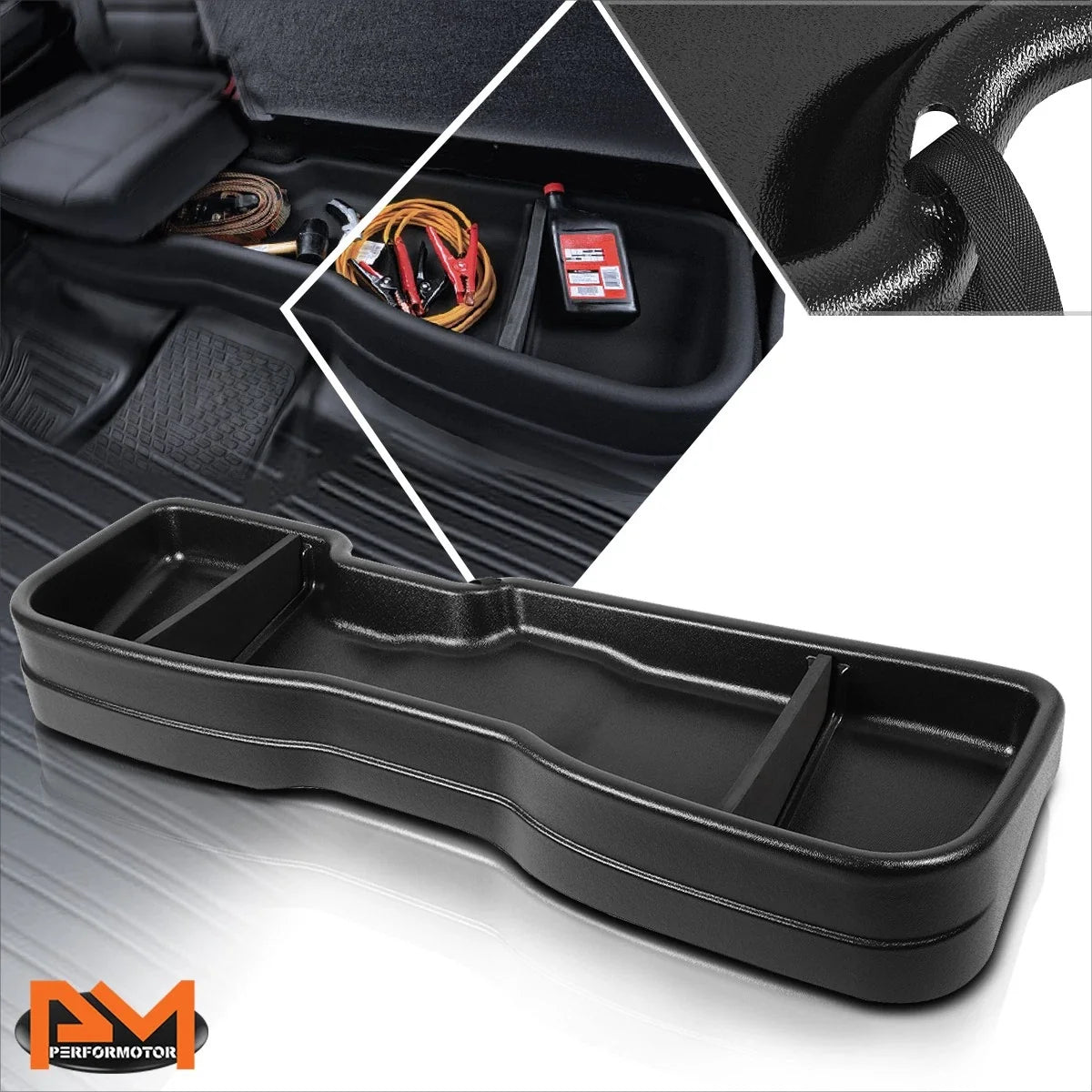 Storage Box Under Rear Seat for Silverado/Sierra Crew Cab 2014-2019